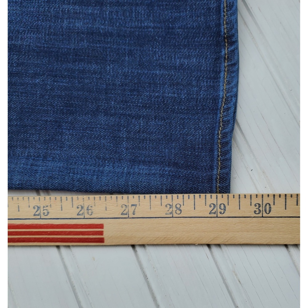 Rock & Republic Sadie Straight Leg Jeans Dark Wash Studded Blue Denim 14M - Picture 5 of 7